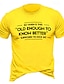 Χαμηλού Κόστους Γραφικά πουκάμισο ανδρών-Γράμμα Γραφικά Σχέδια Μαύρο Κίτρινο Ροζ Μπλουζάκι Casual στυλ Ανδρικά Γραφικός Μείγμα Βαμβακιού Πουκάμισο Βασικό Σύγχρονη Σύγχρονη Πουκάμισο Κοντομάνικο Άνετο μπλουζάκι Δρόμος Διακοπές Καλοκαίρι