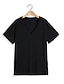 billige Casual T-shirts til mænd-sommer kortærmet flerfarvet v-hals bomuld street hipster t-shirt med løst tryk