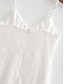 abordables robes unies-robe blanche Robe dentelle Robe casual Femme Mini robe Dentelle Dos Nu Plein Air Vacances Rendez-vous Vêtement de rue Sexy A Bretelles Sans Manches Standard Blanche S M L