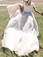 olcso Menyasszonyi ruhák-Szalon Előírásos Esküvői ruhák Báli ruha V-alakú Rövid ujjú Katedrális uszály Sifon Menyasszonyi ruhák Val vel Rátétek 2024