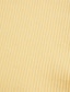 baratos Polo Clássico Masculino-Homens Camisas Polo Waffle Camisas Polo Casual Feriado Lapela gola pólo com nervuras Manga Curta Moda Básico Tecido Botões Macia Verão Primavera Normal Amarelo Claro Branco Vermelho Verde cáqui
