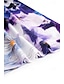 preiswerte Blumen-T-Shirt-Damen T Shirt Blumen Modisch Kurzarm V Ausschnitt Normale Oberteile Täglich Bedruckt Marineblau Blau Purpur Sommer