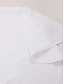 preiswerte Blusenkleider-Damen Weißes Kleid blusenkleid Minikleid Urlaub Strand Baumwolle Basic Modern Hemdkragen Taste Langarm Sommer Frühling Lockere Passform Glatt