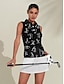 abordables Polo a Juego-Cartoon Sleeveless Golf Polo Shirt