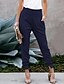 abordables Pantalon droit-Femme Pantalon Pantalon jogging Mode Cheville Plein Poches latérales Respirabilité Confortable Micro-élastique Casual Quotidien Noir Rose Claire bleu marine Vert Printemps été Standard