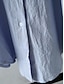 cheap White Casual Dresses-Women&#039;s White Dress Shirt Dress Cotton Linen Dress Midi Dress Office Vacation Linen Basic Casual Shirt Collar Button Long Sleeve Summer Spring Loose Fit Plain