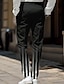 cheap Printed Pants-Men&#039;s Business Casual Ombre Dress Pants 3D Print Summer Spring Regular Fit Micro-elastic