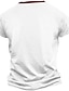 halpa miesten henley t-paita-Kirjain Graafiset tulosteet käsissä Muoti Perus Vapaa-aika Miesten 3D-tulostus Henley-paita Graafiset T-paidat Vintage paita ulko- Päivittäin Bile T-paita Musta Valkoinen Sininen Lyhythihainen Henley