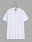 preiswerte Lässige T-Shirts für Herren-Herren T Shirt T-Shirt Glatt V Ausschnitt Urlaub Ausgehen Kurzarm Taste Vordertasche Bekleidung Modisch Designer Basic