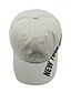 abordables Casquette de baseball pour homme-Homme Casquette de Baseball Chapeau de soleil Casquette Noir Bleu Coton Brodée Mode Décontractées Plein Air du quotidien Lettre Ajustable Ecran Solaire Respirable