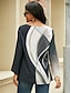 cheap Women&#039;s Blouses &amp; Shirts-Women&#039;s Shirt Blouse Chiffon Graphic Butterfly Print Asymmetric Casual Basic Long Sleeve Round Neck White Spring Fall
