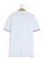 baratos polo clássico-Homens Camiseta Polo Camisa de golfe Rua Casual Colarinho Chinês Manga Curta Moda Básico Tecido Clássico Verão Normal Azul marinho Preto Branco Vermelho Camiseta Polo