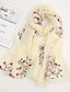 cheap Chiffon Scarves-Women&#039;s Chiffon Scarf Street Daily Date Pink Scarf Floral