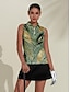 preiswerte Passender Polo-Leaf Design Golf Polo Shirt