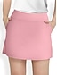 voordelige Designer-collectie-Dames Tennisrok Golfrok Donker roze Zwart Wit Zonbescherming Tenniskleding Dames golfkleding kleding outfits draag kleding