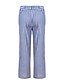 baratos Calças de perna reta-Mulheres Calças Casual Diário Mimolet Xadrez Bolsos laterais Respirabilidade Confortável Sem Elasticidade Para Noite Final de semana Azul Preto Vermelho Primavera Verão Normal