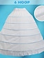 tanie Rokoko-Hoop Skirt for Women Crinoline Petticoat half Slips Under Skirt for Ball Gown Underskirt for Wedding Bridal Dress Party Victorian Rococo