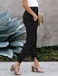 abordables Pantalon droit-Femme Pantalon Pantalon jogging Mode Cheville Plein Poches latérales Respirabilité Confortable Micro-élastique Casual Quotidien Noir Rose Claire bleu marine Vert Printemps été Standard