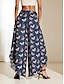 cheap Women&#039;s Pants-Women&#039;s Slacks Pants Trousers High Waist Full Length Black Summer