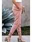 abordables Pantalon droit-Femme Pantalon Pantalon jogging Mode Cheville Plein Poches latérales Respirabilité Confortable Micro-élastique Casual Quotidien Noir Rose Claire bleu marine Vert Printemps été Standard