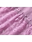 halpa yksinkertaiset mekot-Naisten Väljä mekko Puhdas väri Tupsu Tupsu helma V kaula-aukko Mini mekko Vapaa-aika Päivittäin Loma 3/4 hiha Kesä Kevät