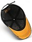preiswerte Baseballkappe für Herren-Herren Cap Basecap Sonnenhut Kappe Schwarz Kaki 100% Baumwolle Bestickt Modisch Brautkleider schlicht Strasse Täglich Patchwork Buchstabe Einstellbar Sonnenschutz Atmungsaktiv
