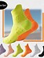 abordables chaussettes pour hommes-Homme 3 paires Paquets multiples Chaussettes Chaussettes de Course Chaussettes décontractées Noir Blanche Couleur Plein Sport &amp; Loisir du quotidien Vacances Basique Moyen Printemps Automne Mode