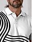 abordables Hauts-Homme T-shirt POLO Blanche Manche Courte Top Tenue de golf Vêtements Tenues Porter des vêtements
