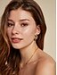 billige Tilbehør til kvinder-Dame Store øreringe Helix Øreringe Guld Titanium Stål Elegant Boheme Mode