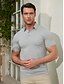 abordables Hauts-Homme T-shirt POLO Noir Blanche Vert Claire Manche Courte Top Tenue de golf Vêtements Tenues Porter des vêtements
