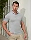 abordables Hauts-Homme T-shirt POLO Noir Blanche Vert Claire Manche Courte Top Tenue de golf Vêtements Tenues Porter des vêtements