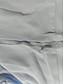 preiswerte Sets-Damen Elegant Stilvoll Hemd Baumwoll-Leinen-Sets Zweiteilige Sets Weitbeinige Hosen Langarm Hemdkragen Einfach Büro Arbeit Schwarz Weiß Blau Sommer Normale Passform