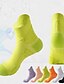 abordables chaussettes pour hommes-Homme 3 paires Paquets multiples Chaussettes Chaussettes de Course Chaussettes décontractées Noir Blanche Couleur Plein Sport &amp; Loisir du quotidien Vacances Basique Moyen Printemps Automne Mode
