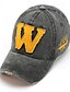 preiswerte Baseballkappe für Herren-Herren Cap Basecap Sonnenhut Kappe Schwarz Kaki 100% Baumwolle Bestickt Modisch Brautkleider schlicht Strasse Täglich Patchwork Buchstabe Einstellbar Sonnenschutz Atmungsaktiv