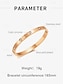 baratos Acessórios para mulheres-Mulheres Bracelete Prata Rosa Dourado Dourado Aço Titânio Elegante Moda