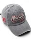 billige Herre baseballkasket-Herre Baseball kasket Solhat Trucker Hat Sort Gul Bomuld Broderi Mode Afslappet Gade Daglig Bogstaver Justérbar Solcreme Åndbart