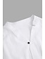 baratos camisas masculinas casuais-Homens 2 Peças Conjunto de camisa Conjunto de verão Camisa casual Preto Branco Cinzento Manga Longa Tecido Colarinho Clerical Diário Férias Bolso frontal Roupa Moda Casual Confortável