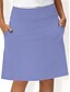 baratos Calças de golfe-Mulheres Saia de tênis Saia de golfe Rosa escuro Preto Branco Proteção Solar Roupas de Tênis Roupas femininas de golfe, roupas, roupas, roupas