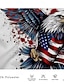 abordables Polo Patriotique 250-Polo pour hommes drapeau américain 250e anniversaire T-shirts de golf à manches courtes chemises à col streetwear vêtements de vacances tenues de fête impression 3D boutons printemps et été bleu blanc