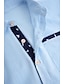 cheap Vacation-Men's Linen Shirt Summer Shirt Beach Wear Button Up Shirt Striped Vacation Curise White Blue Green Khaki Short Sleeve Lapel Spring &amp; Summer Clothing Apparel Basic