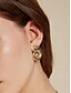 billige Tilbehør til kvinder-Dame Store øreringe Helix Øreringe Guld Titanium Stål Elegant Boheme Mode