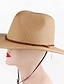 abordables Sombreros de paja-Mujer Sombrero Sombrero de copa Sombrero para el sol Portátil Protección Solar Transpirable Calle Diario Fin de semana Color puro Color puro