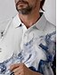 abordables Hauts-Homme T-shirt POLO Bleu Manche Courte Top Tenue de golf Vêtements Tenues Porter des vêtements