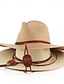 abordables Sombreros de paja-Mujer Sombrero Sombrero de copa Sombrero para el sol Portátil Protección Solar Transpirable Calle Diario Fin de semana Color puro Color puro