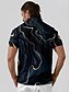 abordables Hauts-Homme T-shirt POLO Noir Manche Courte Top Tenue de golf Vêtements Tenues Porter des vêtements