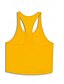 economico Canotte da palestra-Per uomo Canotta Maglietta smanicata Canottiera Maglietta senza maniche Senza Maniche Girocollo Tinta unita Muscolo Palestra Sportivo Nero Bianco Giallo Maglietta Top per Uomo