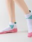 abordables chaussettes pour hommes-Homme 5 paires Paquets multiples Chaussettes Chaussettes de Course Chaussettes décontractées Noir Blanche Couleur Bloc de couleur Sport &amp; Loisir du quotidien Vacances Basique Fin Eté Printemps Mode