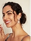 voordelige Accessoires voor dames-sprankelende oorbellen met madeliefjes – gele en heldere kristallen oorbellen, perfect voor feestkleding en speciale gelegenheden