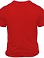 voordelige Mannen grafische Tshirt-Vlag Voetbal T-Shirt Voetbal Zwart Rood Donkerblauw T-shirt Voor heren Grafisch 100% katoen Shirt Sport Klassiek Overhemd Korte mouw Comfortabel T-shirt Zomer Lente Modeontwerper kleding S M L XL XXL