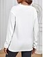 abordables T-shirt Humor &amp; Citations-T-shirt femme 100% coton tee quotidien stylé décontracté à manches longues blanc printemps et automne préautomne